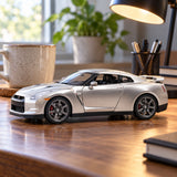 Machetă Fast & Furious Nissan GT-R 2009 Brian – argintie – fotografie ilustrativă (AI)