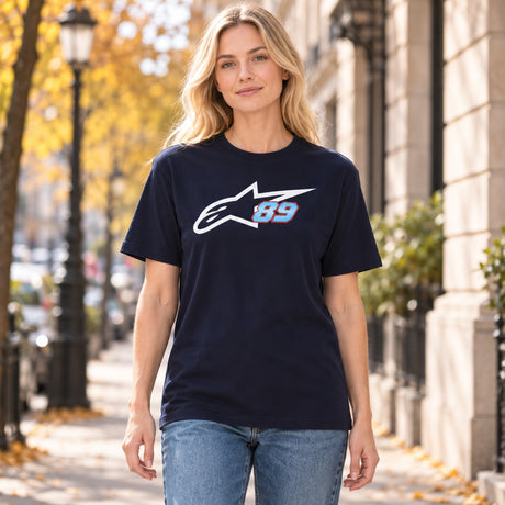 Jorge Martin Alpinestars T-Shirt – Navy Blue – illustrative photo (AI)