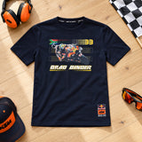 Tricou pentru copii KTM Red Bull Racing #33 Binder – 152 cm – fotografie ilustrativă (AI)