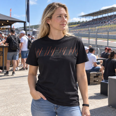 Tricou KTM Red Bull Racing Carbon Casual – negru – fotografie ilustrativă 2 (AI)