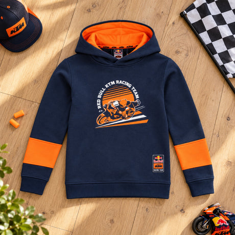 Hanorac pentru copii KTM Red Bull Racing GRID – bleumarin – 164 cm – fotografie ilustrativă (AI)