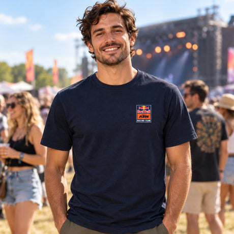 Tricou casual KTM Red Bull Racing cu logo – bleumarin – fotografie ilustrativă (AI)