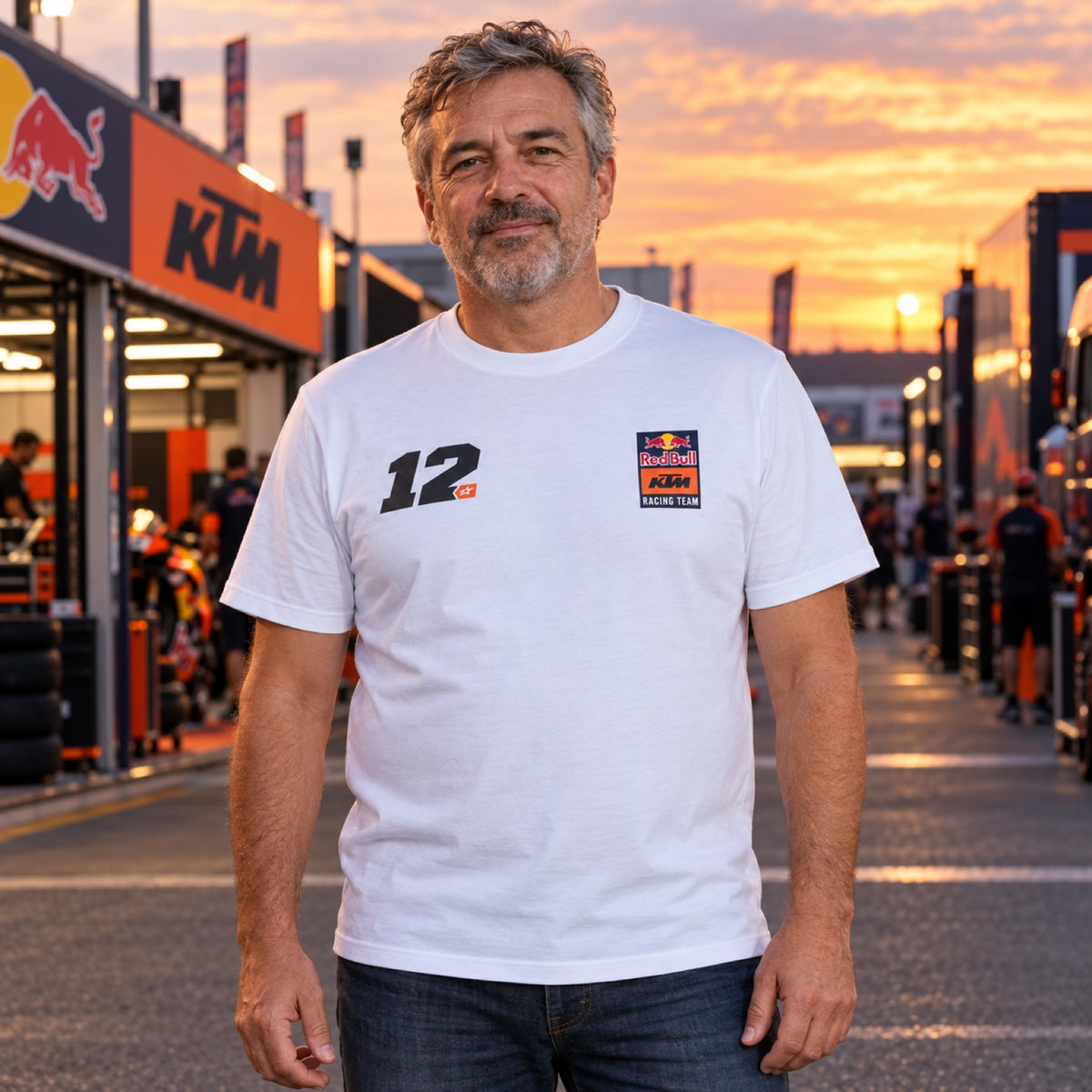 KTM Red Bull Racing Fan T-Shirt – Maverick Vinales – illustrative photo (AI)