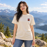 Tricou pentru fani KTM Red Bull Racing SUNSET – nisipiu – fotografie ilustrativă (AI)
