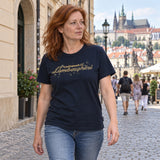 Tricou Lamborghini Casual cu logo – bleumarin – fotografie ilustrativă 2 (AI)