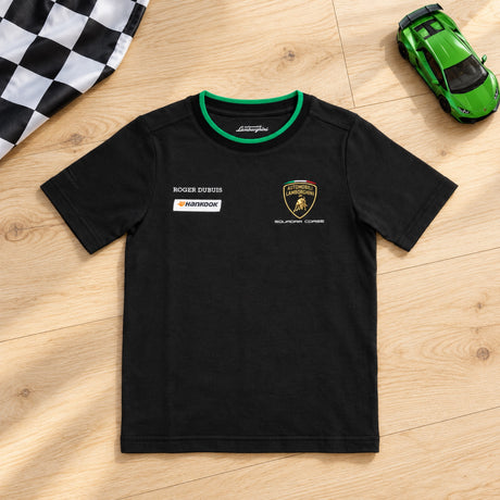 Tricou de echipă pentru copii Lamborghini Squadra Corse – fotografie ilustrativă (AI)
