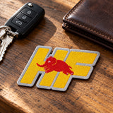 Emblemă textilă Lancia HF LOGO – fotografie ilustrativă (AI)