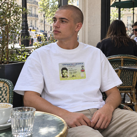 Lando Norris LN4 LICENSE T-Shirt – White – ilustrační foto (AI)