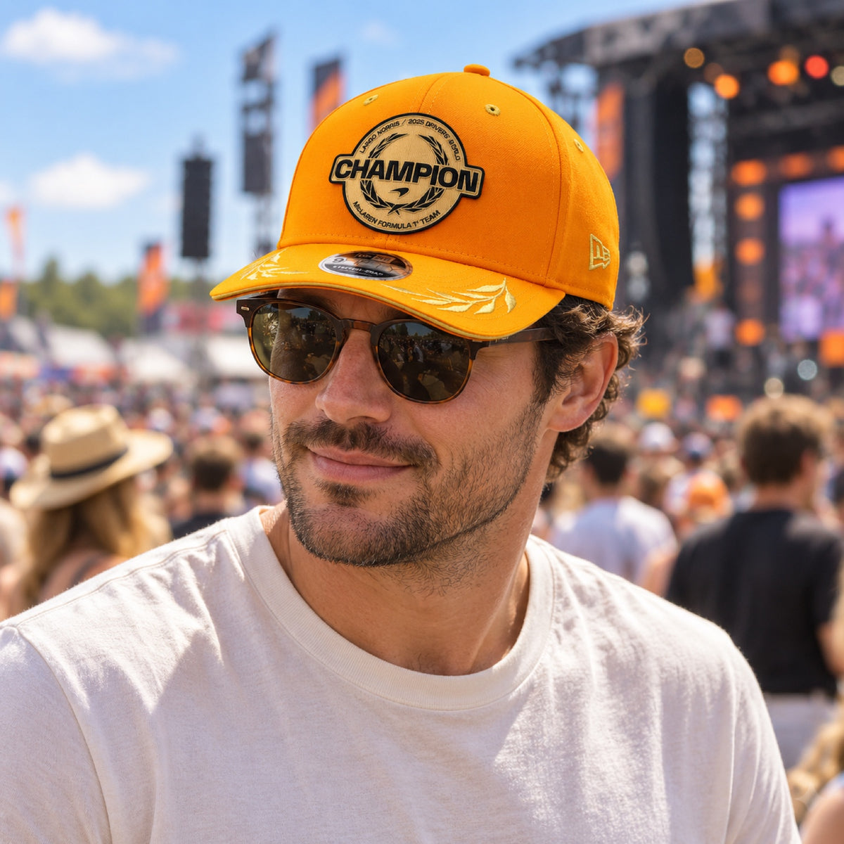 Șapcă de echipă McLaren F1 9FIFTY – Lando Norris World Champion – fotografie ilustrativă (AI)