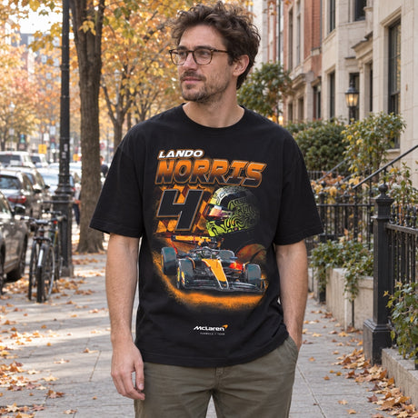 McLaren F1 Lando Norris IGNITION T-Shirt – Black – ilustrační foto (AI)
