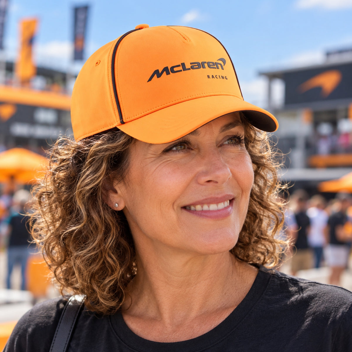 McLaren F1 Cap with Puma Logo – McLaren Racing – Orange – illustrative photo (AI)