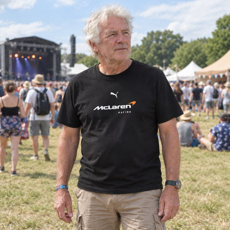 McLaren F1 T-Shirt with Puma Logo – Black, Casual Edition – ilustrační foto (AI)