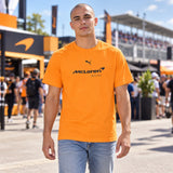 Tricou McLaren F1 cu logo Puma – portocaliu, ediție casual – fotografie ilustrativă (AI)