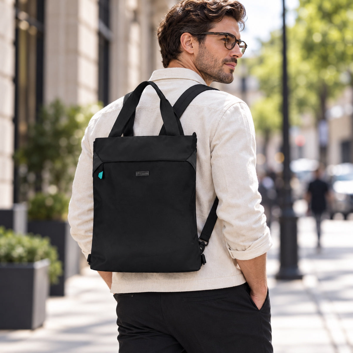 Mercedes-AMG F1 Multifunctional Backpack – Black – illustrative photo (AI)