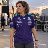 Mercedes-AMG PETRONAS F1 x Adidas Authentic Team T-Shirt – Purple, Singapore 2026 Edition – ilustrační foto 2 (AI)