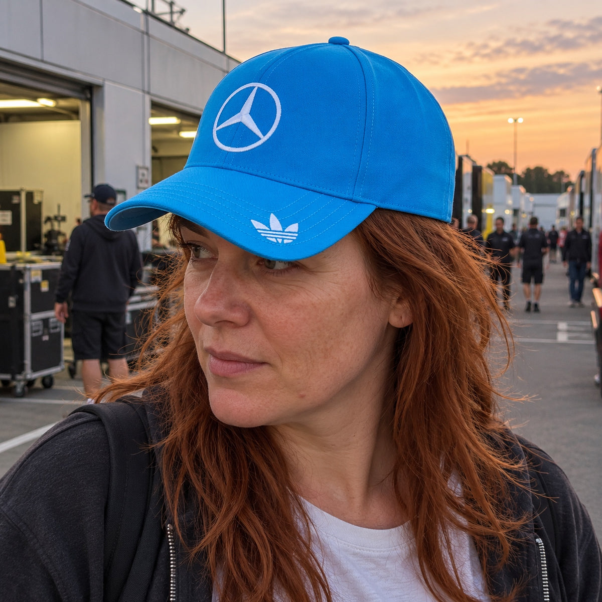 Mercedes-AMG PETRONAS F1 x Adidas Cap – Blue, Silverstone 2026 Edition – ilustrační foto 2 (AI)