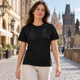 Tricou de echipă de damă Mercedes-AMG PETRONAS F1 AMG STEALTH – negru – fotografie ilustrativă (AI)