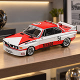 Machetă Minichamps BMW 3.0 CSL Zandvoort 1974 1:18 – H. Vermeulen – fotografie ilustrativă (AI)