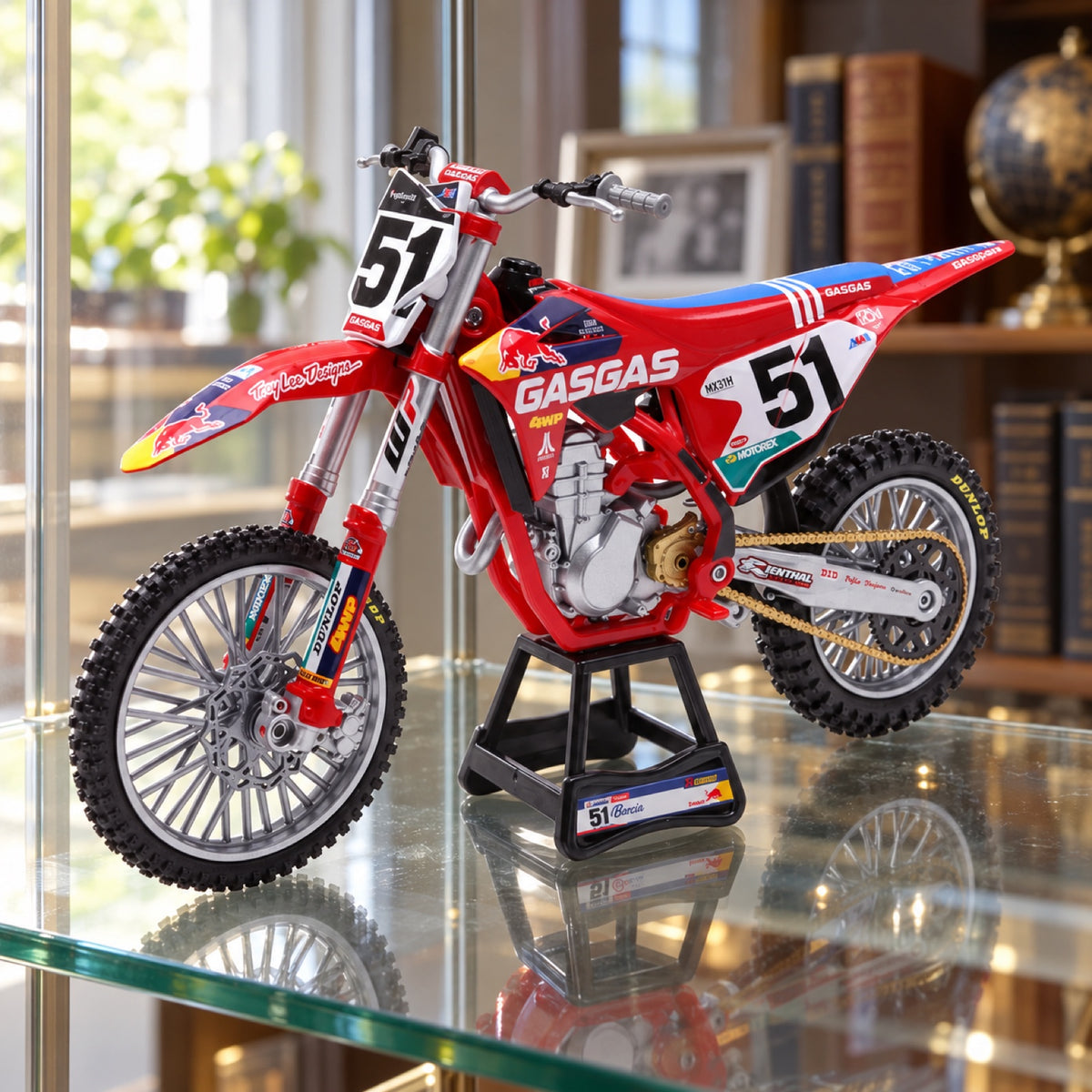 Machetă motocicletă GASGAS MC 450 F J. Barcia – fotografie ilustrativă (AI)