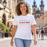 Oracle Red Bull Racing CORE Casual T-Shirt with Logo – White – illustrative photo (AI)