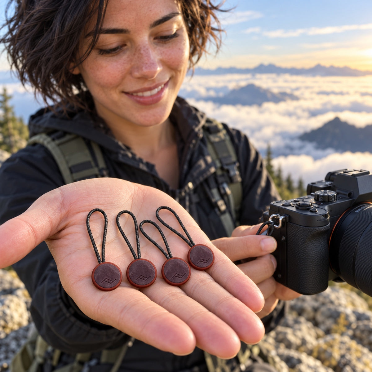 Peak Design Anchor 4-Pack (V4) – Eclipse – fotografie ilustrativă (AI)
