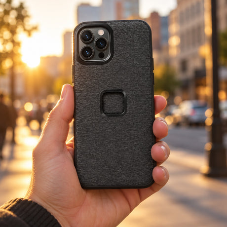 Peak Design Everyday Case iPhone 12 Pro Max – Charcoal – fotografie ilustrativă (AI)