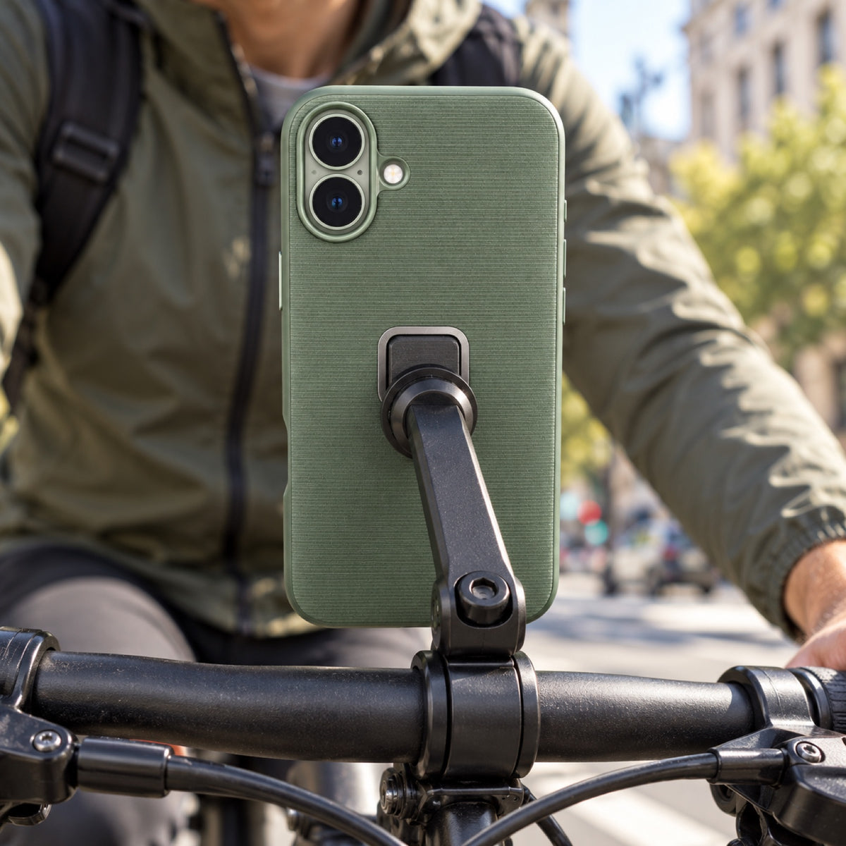 Peak Design Everyday Case iPhone 16 Plus – Sage – fotografie ilustrativă (AI)