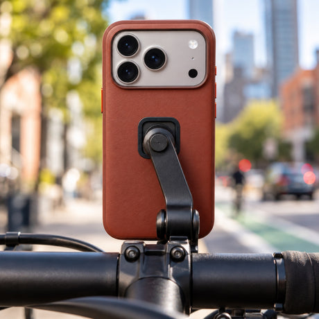Peak Design Everyday Case Slimlink iPhone 18 Pro Max – Redwood Clarino – fotografie ilustrativă (AI)
