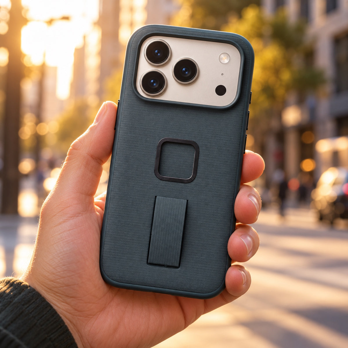 Peak Design Everyday Loop Case Slimlink iPhone 18 Pro – Ocean – illustrative photo (AI)