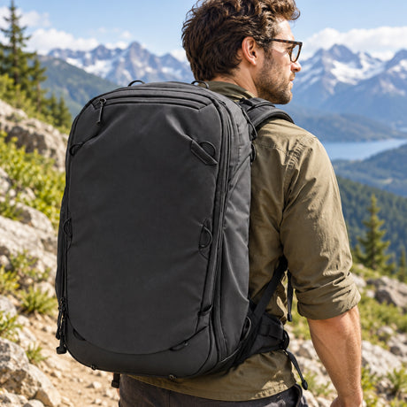 Peak Design Travel Backpack 45L v2 – Black – illustrative photo (AI)