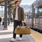 Peak Design Travel Duffel 50L – Coyote – illustrative photo (AI)