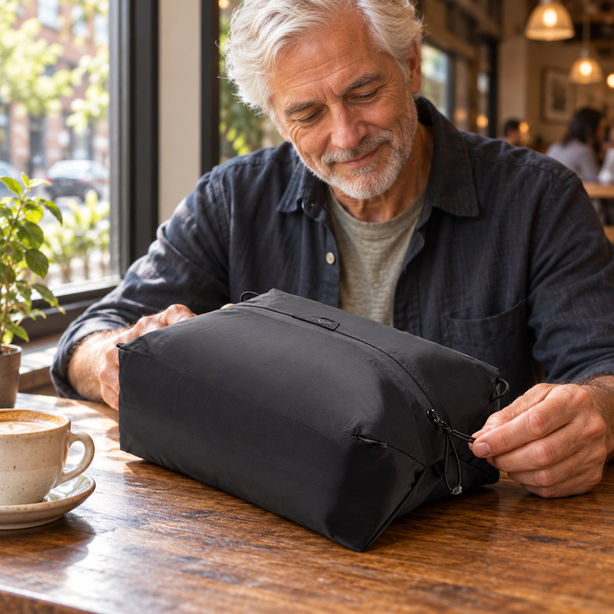 Peak Design Ultralight Packing Cube S Medium – Black – fotografie ilustrativă (AI)