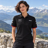 Tricou polo de echipă Porsche Motorsport Formula E – negru – fotografie ilustrativă (AI)