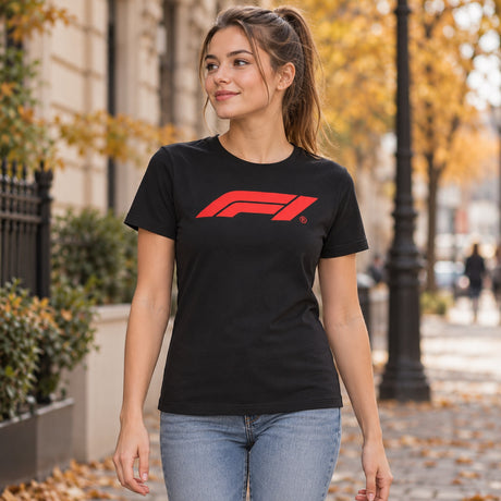 Tricou casual de damă Formula 1 – negru – Puma – fotografie ilustrativă (AI)