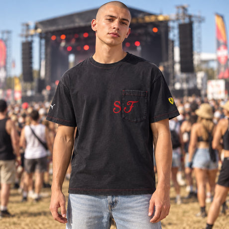 Tricou casual Scuderia Ferrari F1 GRAPHIC – negru – fotografie ilustrativă (AI)