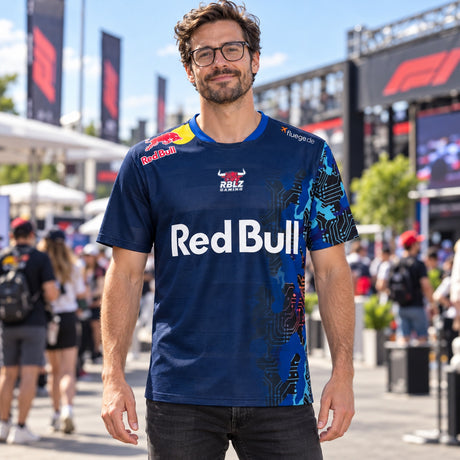 Tricou Red Bull Leipzig RBLZ Gaming 23/24 – albastru – fotografie ilustrativă (AI)