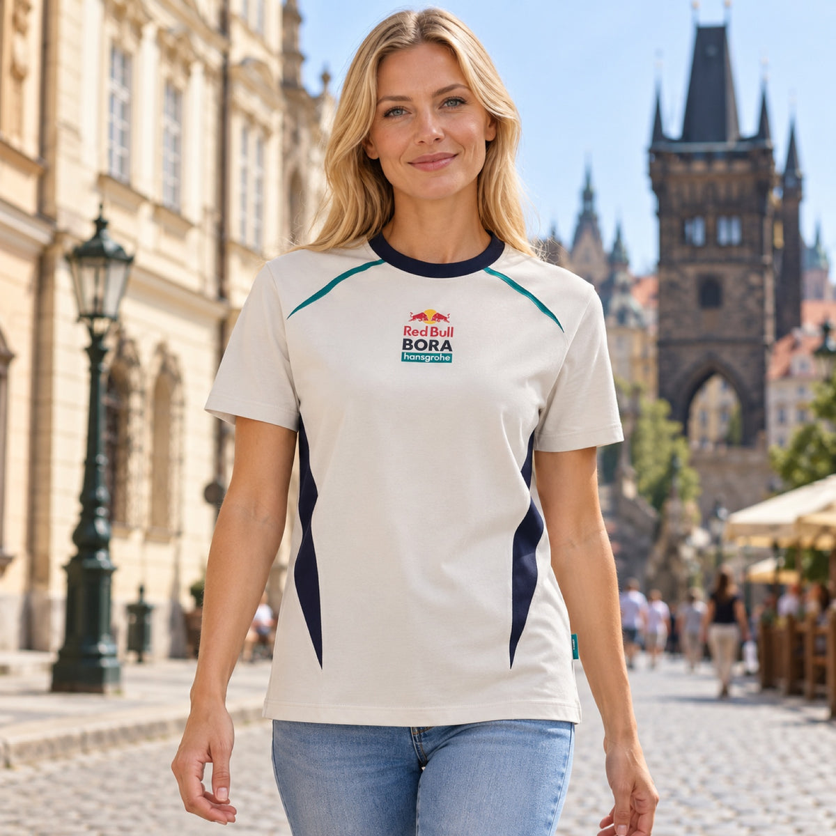 Tricou pentru fani Red Bull Bora Hansgrohe Urban – fotografie ilustrativă (AI)