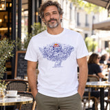 Tricou Red Bull Doodle Art – alb – fotografie ilustrativă (AI)