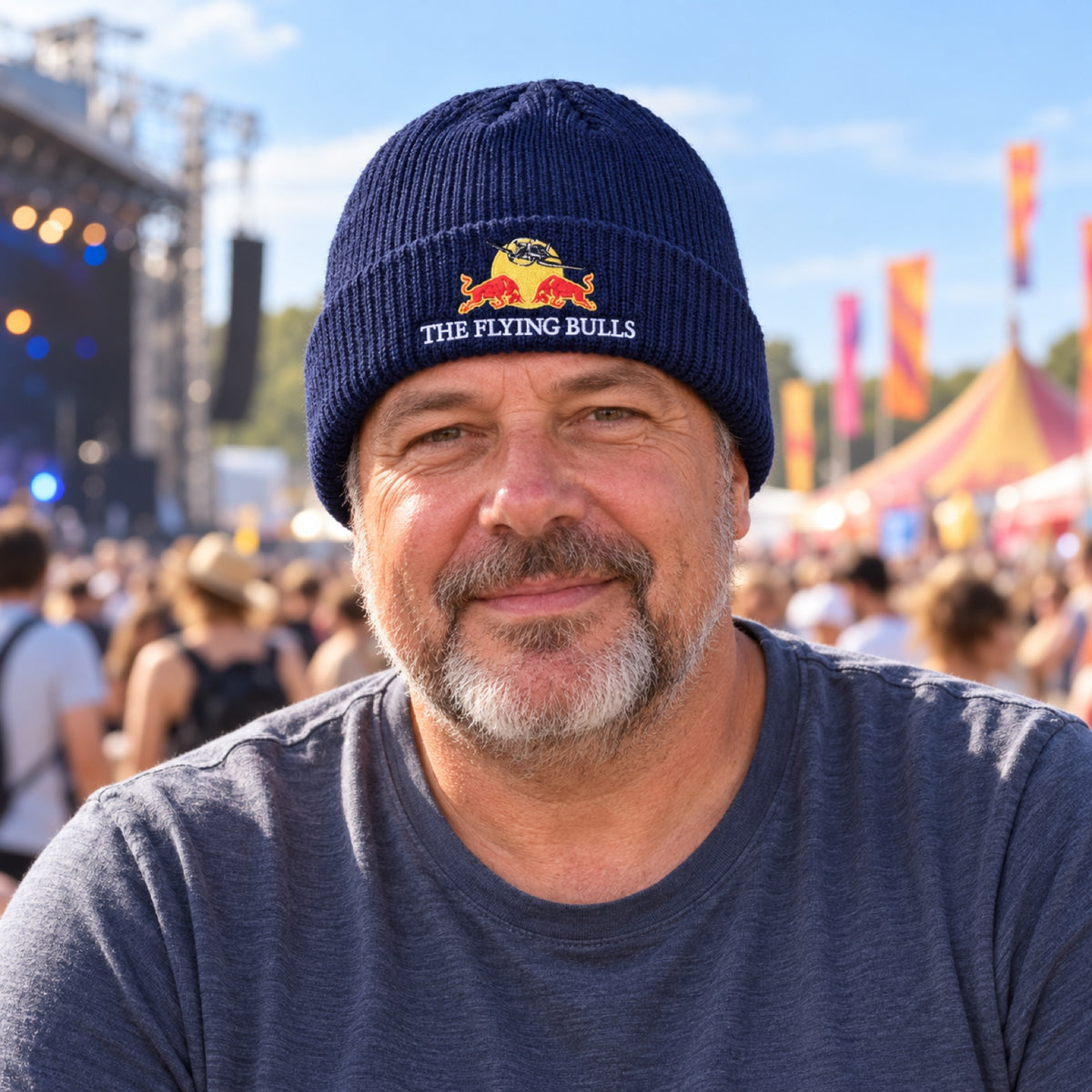 Red Bull The Flying Bulls Winter Beanie with Logo – illustrative photo (AI)