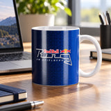 Cană ceramică Red Bull Ring – albastră – fotografie ilustrativă (AI)