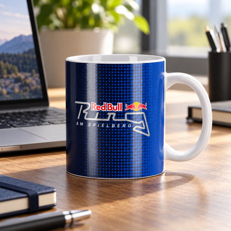 Cană ceramică Red Bull Ring – albastră – fotografie ilustrativă (AI)
