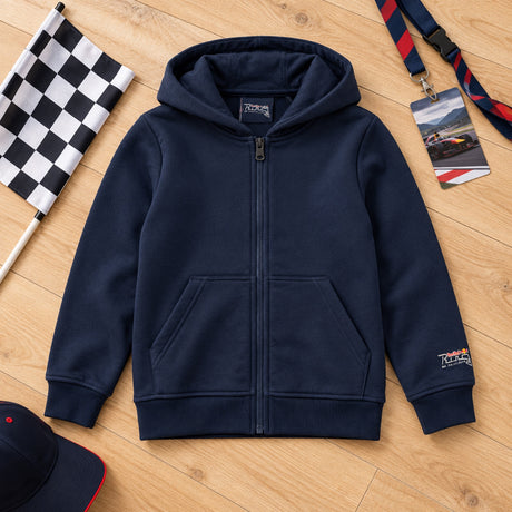 Hanorac cu fermoar pentru copii Red Bull Ring CORE cu motiv RRI – 164 cm – fotografie ilustrativă (AI)