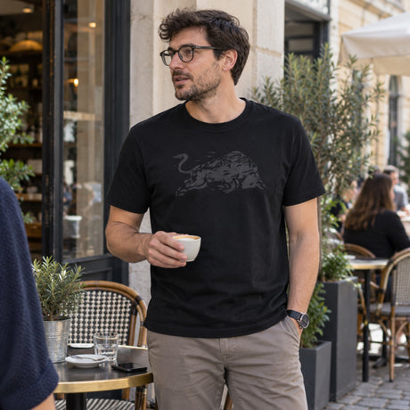 Tricou pentru fani Red Bull Ring Paddock – negru – fotografie ilustrativă (AI)