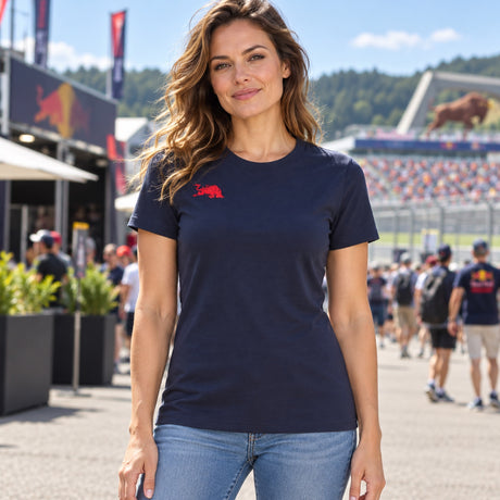 Tricou de damă Red Bull Ring Sprint – bleumarin – fotografie ilustrativă (AI)