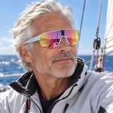 Red Bull Spect DUNDEE Sunglasses – Light Blue with Pink Lenses – illustrative photo (AI)