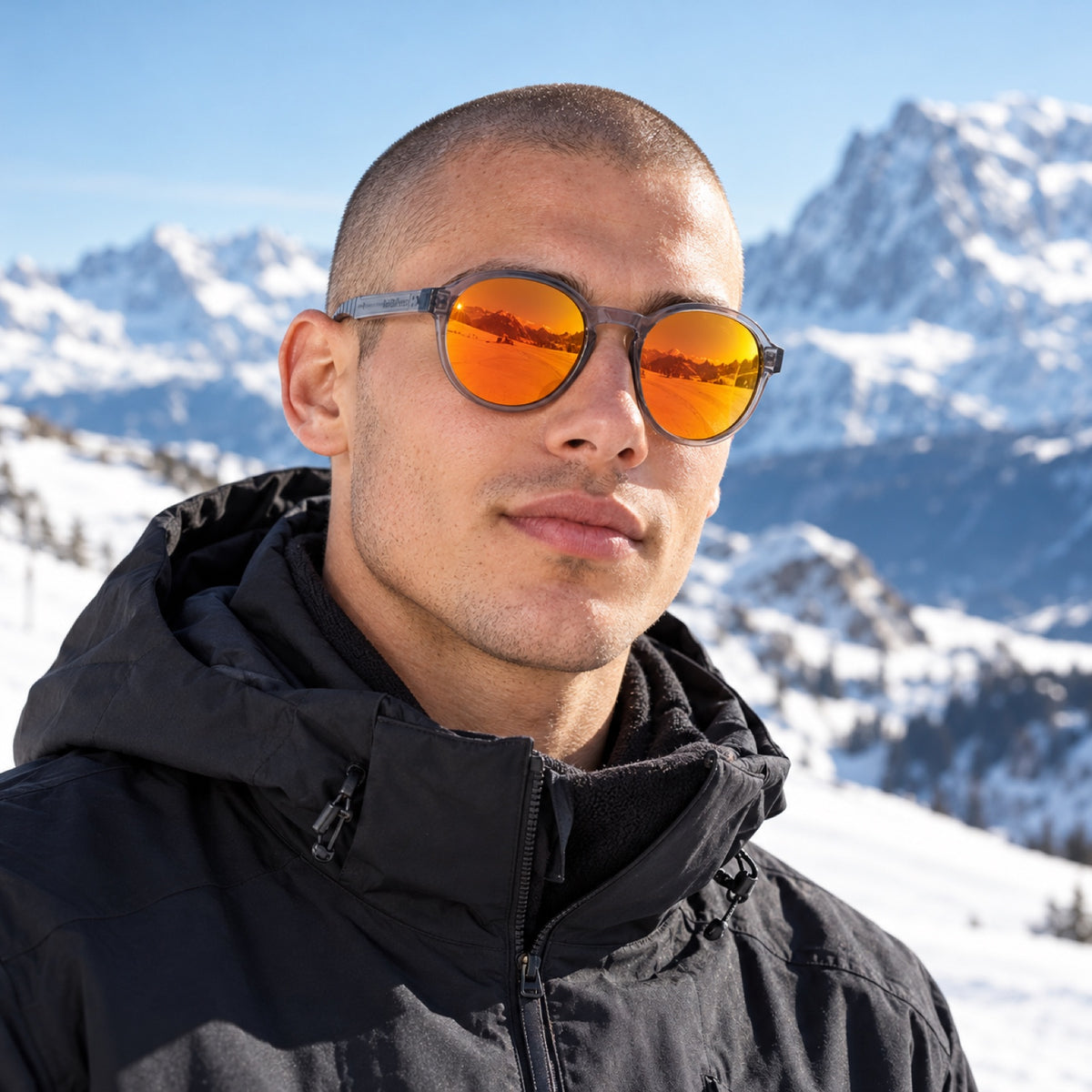Ochelari de soare Red Bull Spect MARGO – gri, lentile maro – fotografie ilustrativă (AI)