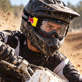 Ochelari de motocros Red Bull Spect TORP – negri cu lentile transparente – fotografie ilustrativă (AI)