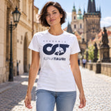 Tricou casual de damă Scuderia Alpha Tauri F1 – alb – fotografie ilustrativă (AI)