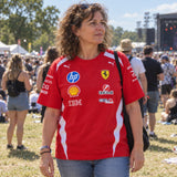 Scuderia Ferrari F1 x Puma T-Shirt with Sponsor Logos – DRIVERS Edition – ilustrační foto 2 (AI)