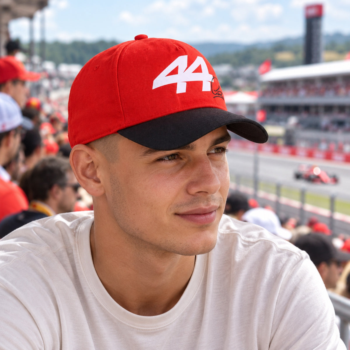Lewis Hamilton Scuderia Ferrari F1 x Puma Cap – Fan Edition – illustrative photo (AI)